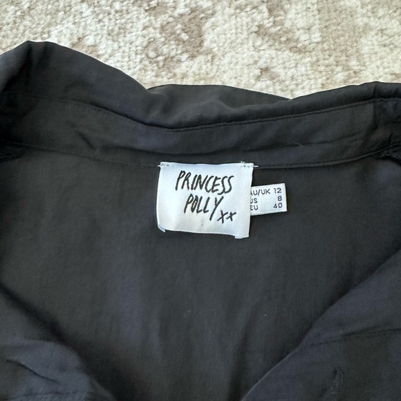 Princess Polly Forbidden Top Size 8 - Black - Picture 5 of 5